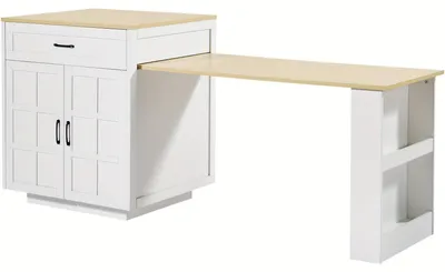 Image de Table de cuisine extensible - Table à manger pliante - Table réglable - Table extensible - Meuble de cuisine