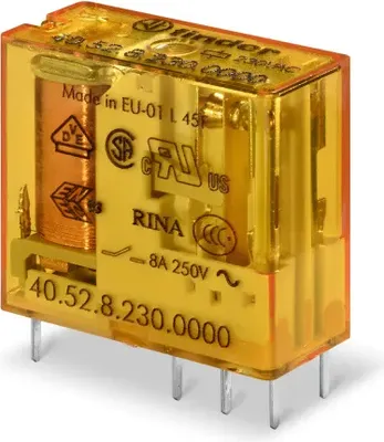 Produktbild von RELAIS FINDER 9Vdc 2Schnitte Geschaltet 8A/250Vac 40529009.0000