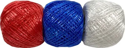 Produktbild von TrendLine Bindfaden-Set 50 m rot-blau-weiß 3 - Stück
