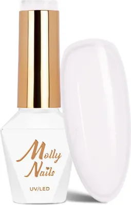 Image de Molly Nails French Manicure Ice Pink Vernis à ongles hybride sans HEMA/Di-HEMA, 8 g, n° 133