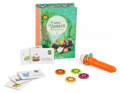 Obrázek produktu pro Moulin Roty Promítací pohádky set Jungle