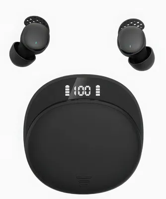 Produktbild von Seitenschläfer Schlafkopfhörer Bluetooth, kabellos, geräuschreduzierend, bequem mit Silikonaufsätzen, Schlafmodus, LED Anzeige, für Schlaf, Arbeit & Reisen