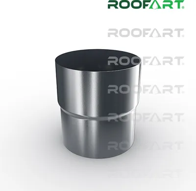 Produktbild von Fallrohrmuffe Verbindungsmuffe Muffe Roofart 87 mm Durchmesser anthrazit RAL 7016