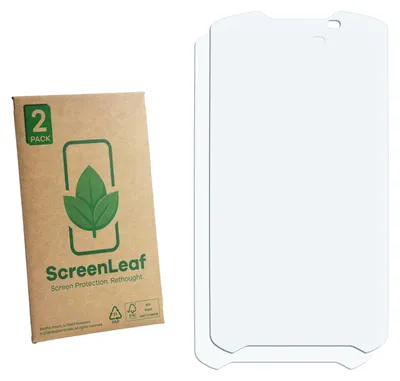 Produktbild von 2x ScreenLeaf Schutzfolie für Zebra TC57 Displayschutz Display Schutz Folie Klar Transparent