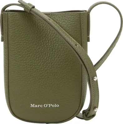 Produktbild von Marc O'Polo Leder Handytasche Umhängetasche Cirla Cellphone Bag Cedar Green tannengrün