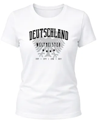 Produktbild von Damen Fan-Shirt Deutschland Adler WM Fußball-Sommer 2026 Fußball Weltmeisterschaft Trikot Moonworks®