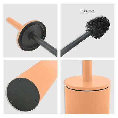Immagine prodotto di Spirella WC-Bürste mit Halterung, Stahl, Akira, pfirsichfarben