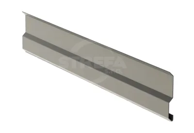 Zdjęcie produktu dla Listwa maskująca RŠ 100, 2 mm, ocynkowana, kolor szary RAL 7037