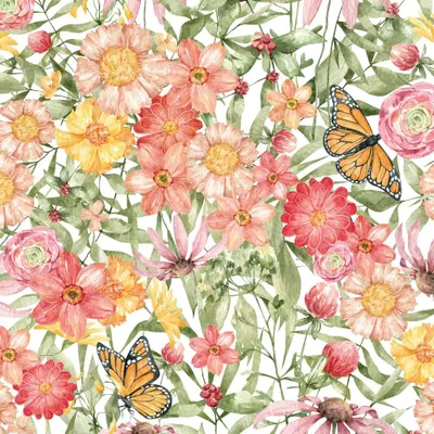 Produktbild von Servietten 24x24 cm - Sunlit blooms