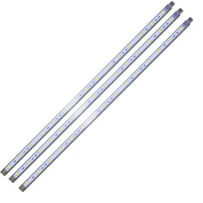 Productafbeelding van 3 x LED-lichtstrip, 31 cm, 0,8W, traal wit, 4000K, met schakelaar