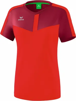 Produktbild von Erima Squad T-Shirt Damen - Bordeaux / Rot