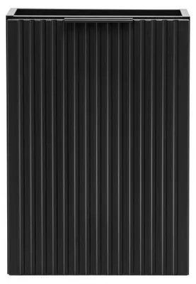 Image de Meuble sous vasque en bois - L 40 x H 57 x P 22 cm - Georgia Black