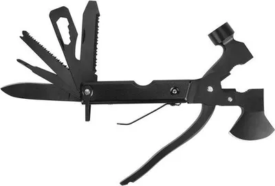 Produktbild von Famanu 15-in-1 Multifunktionswerkzeug für Camping - Axt Hammer 15