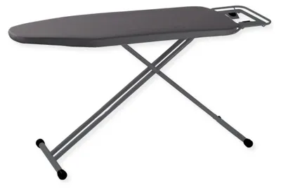 Obrázek produktu pro Žehlicí prkno SensaHome - Skládací žehlicí prkno se stojanem na žehličku - 120 × 38 cm - tmavě šedé