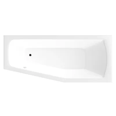 Immagine prodotto di Vasca salvaspazio 160x70x39cm MINOU destra, bianco