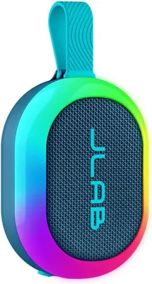 Produktbild von Ultrakompakter Bluetooth-Lautsprecher tragbar, 8+ Std. Akku, 5W Mini Outdoor-Reiselautsprecher mit RGB-Licht, sattem Sound & IP55 wasserresistent