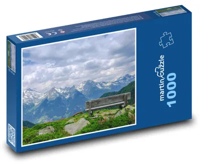 Zdjęcie produktu dla martinpuzzle - Puzzle 1000 - Widok na Alpy
