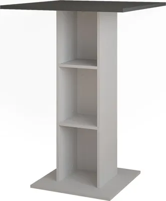 Produktbild von Bartisch Vicco Repose Anthrazit/Weiß 75 x 75 cm, Model 55348