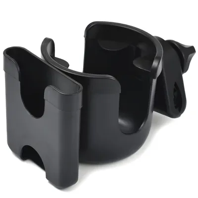 Produktbild von Kinderwagen Getränkehalter mit Handyhalterung 2in1 Becherhalter, Flaschenhalter, Universell Kinderwagen Zubehör, Smartphone-Halter 360°, Retoo