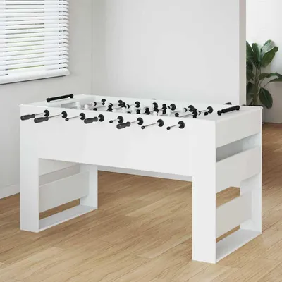 Produktbild von "Schlussverkauf" Fußballtisch - VIDAXL - Weiß 146,5x74x85 cm Holzwerkstoff C17586