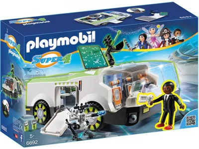 Productafbeelding van PLAYMOBIL Super4 Techno Caméléon met Gene (6692)