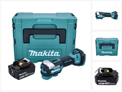 Immagine prodotto di Utensile multifunzione a batteria Makita DTM 52 T1J 18 V Starlock Max Brushless + 1x batteria ricaricabile 5,0 Ah + Makpac - senza caricabatterie