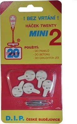 Obrázek produktu pro háček tw.mini II PH BÍ (5ks) 1104  (7015)