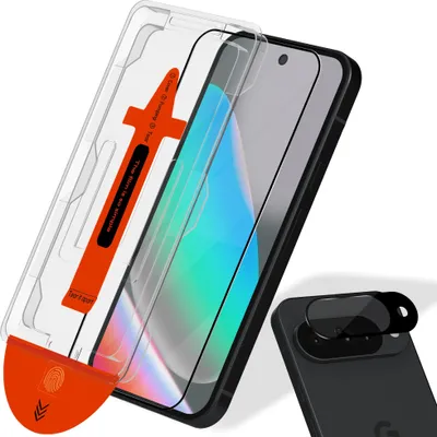 Produktbild von 1-Pack Google Pixel 10 Displayschutzfolie & 1-Pack Kameraschutz - Gehärtetes Glas | [Automatische Installation] - Blasenfrei