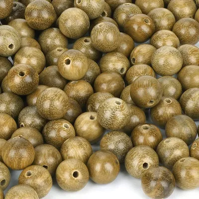 Produktbild von 200 natürliche Sandelholzperlen für Schmuck
