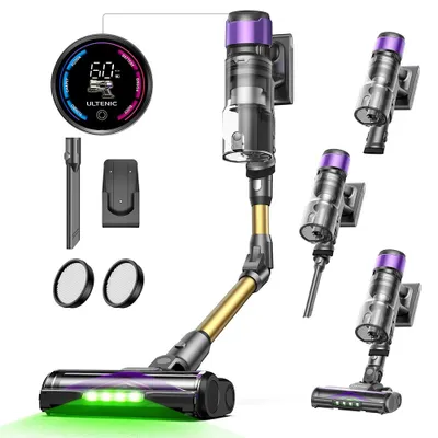 Obrázok produktu pre Bezdrôtový tyčový vysávač - U20 - sací výkon 55 000 Pa - objem nádoby na prach 1,5 l - výdrž 60 minút - flexibilná hadica 65 cm - 7-stupňová filtrácia