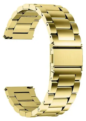 Produktbild von Techsuit – Uhrenarmband 18 mm (W010) Armband für Huawei Watch GT 4 (41 mm) / W1 / Honor Watch S1 / Garmin Venu 2S / Vivoactive 4S – goldfarben