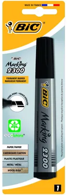 Produktbild von Permanentmarker mit abgeschrägter Spitze, schwarz