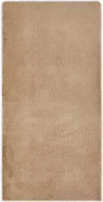 Produktbild von Fellteppich Eckig 60 x 120 cm Taupe besonders weicher Hochflor