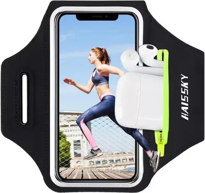 Zdjęcie produktu dla Opaska sportowa z zamkiem do smartfona o przekątnej do 6,9 cala