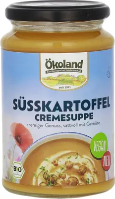 Produktbild von Süßkartoffel Cremesuppe 380ml 12er Pack