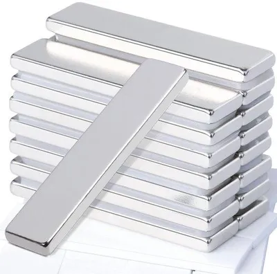 Produktbild von Starke Neodym-Magnete 40x10x3mm selbstklebend für Kühlschrank