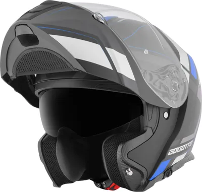 Produktbild von Bogotto FF403 Murata Klapphelm, blau/schwarz, M (57/58)