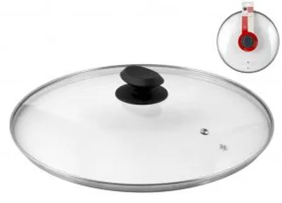 Immagine prodotto di HOMe Coperchio In Vetro Bordo Inox Cm32