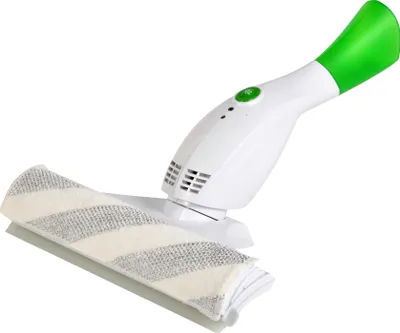 Produktbild von Lifenaxx 2-in-1 Fenstersauger LX-066 mit Sprühflasche & 2 Mikrofaser-Tüchern, Weiß und Grün