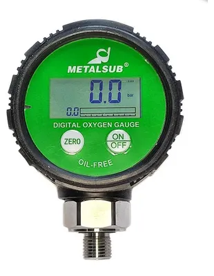 Zdjęcie produktu dla Cyfrowy manometr Metalsub Czarny Czarny Jeden rozmiar