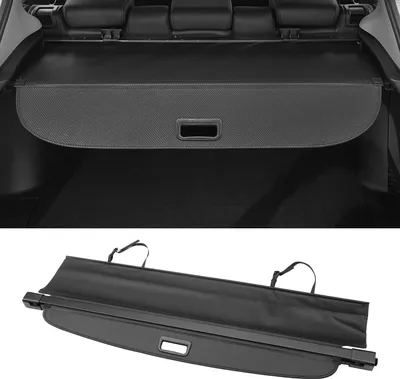 Produktbild von Kofferraum ausziehbare Laderaumabdeckung für Lexus RX RX270 RX350 RX450H 2010-2015 Heckklappenregal Gepäcksicherheitsabdeckung Schattierung, Carbonfaser Schwarz