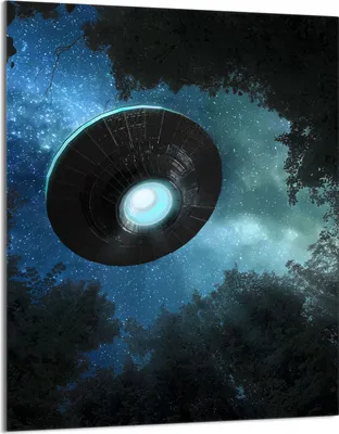 Image de Plaque de recouvrement pour cuisinière 40x52 Vitrocéramiquefeld Couverture anti-éclaboussures Plaque de verre Deko Planche à découper, UFO bleu