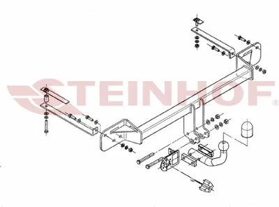 Produktbild von Z546403 Anhängerkupplung passend für FIAT Punto Grande 09/2005-2013 starr