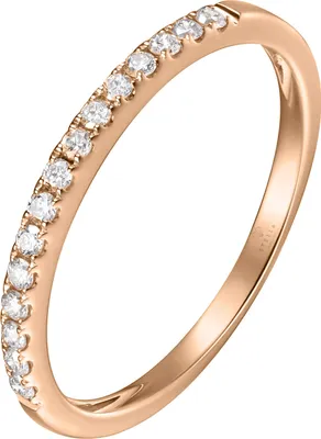 Produktbild von 750er Rotgold Memory Ring 16 x Diamanten zus. ca. 0,27 ct. Krappenfassung Gr. 54