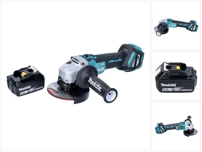 Immagine prodotto di Smerigliatrice angolare a batteria Makita DGA 513 G1 18 V 125 mm brushless + 1x batteria ricaricabile 6,0 Ah - senza caricabatterie