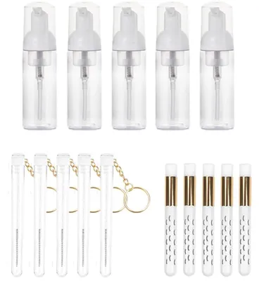 Produktbild von Solidchoice – Set mit 15 Wimpernshampoos und Reinigungsbürsten