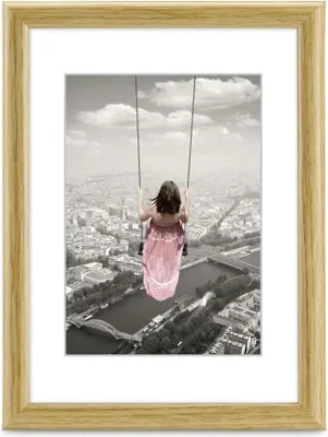 Image de Hama cadre plastique "Swing", naturel, 20 x 30 cm