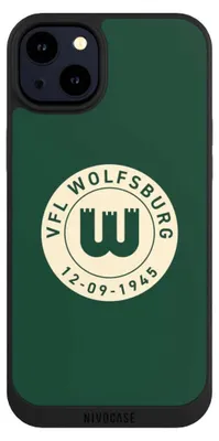 Produktbild von NIVOCASE Handyhülle für Apple iPhone 14 Plus  Hülle NIVOpure Case Schwarz Offizielles Lizenzprodukt VfL Wolfsburg 80 Jahre