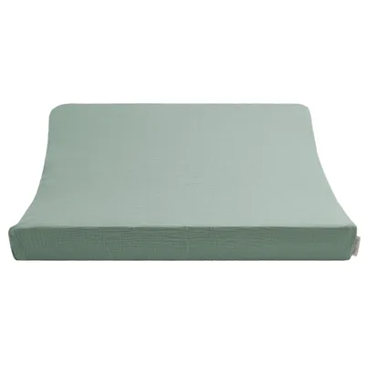 Produktbild von Baby's Only Wickelauflagenbezug Fresh ECO - Stonegreen - 45x70 cm