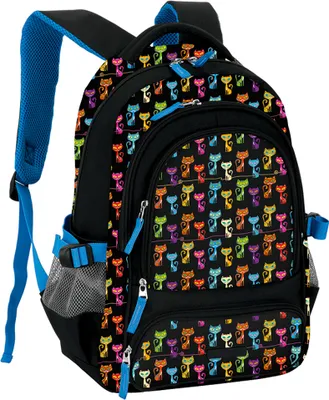 Produktbild von Rucksack Katzen Motiv Schulrucksack ca. 43 cm Tasche Schultasche Cats
